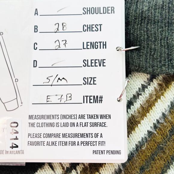 Wooden Ships Poncho Size S/M Mohair Wool‎ Blend Fringed Cowl Neck Green Stripe - Picture 2 of 10